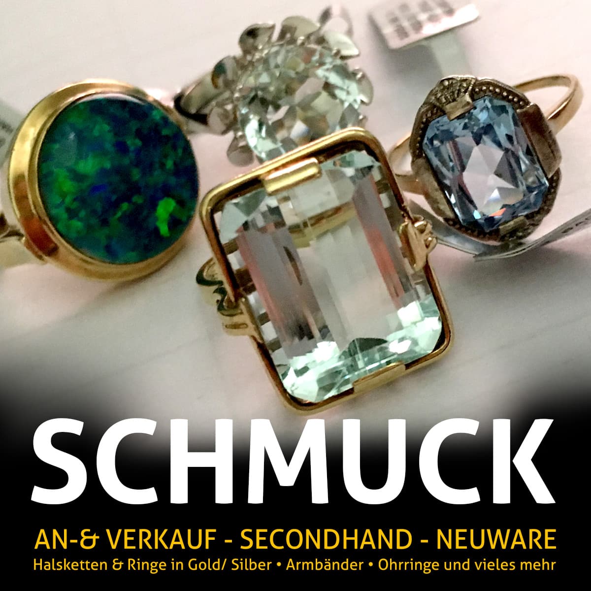 An- und Verkauf von Schmuck