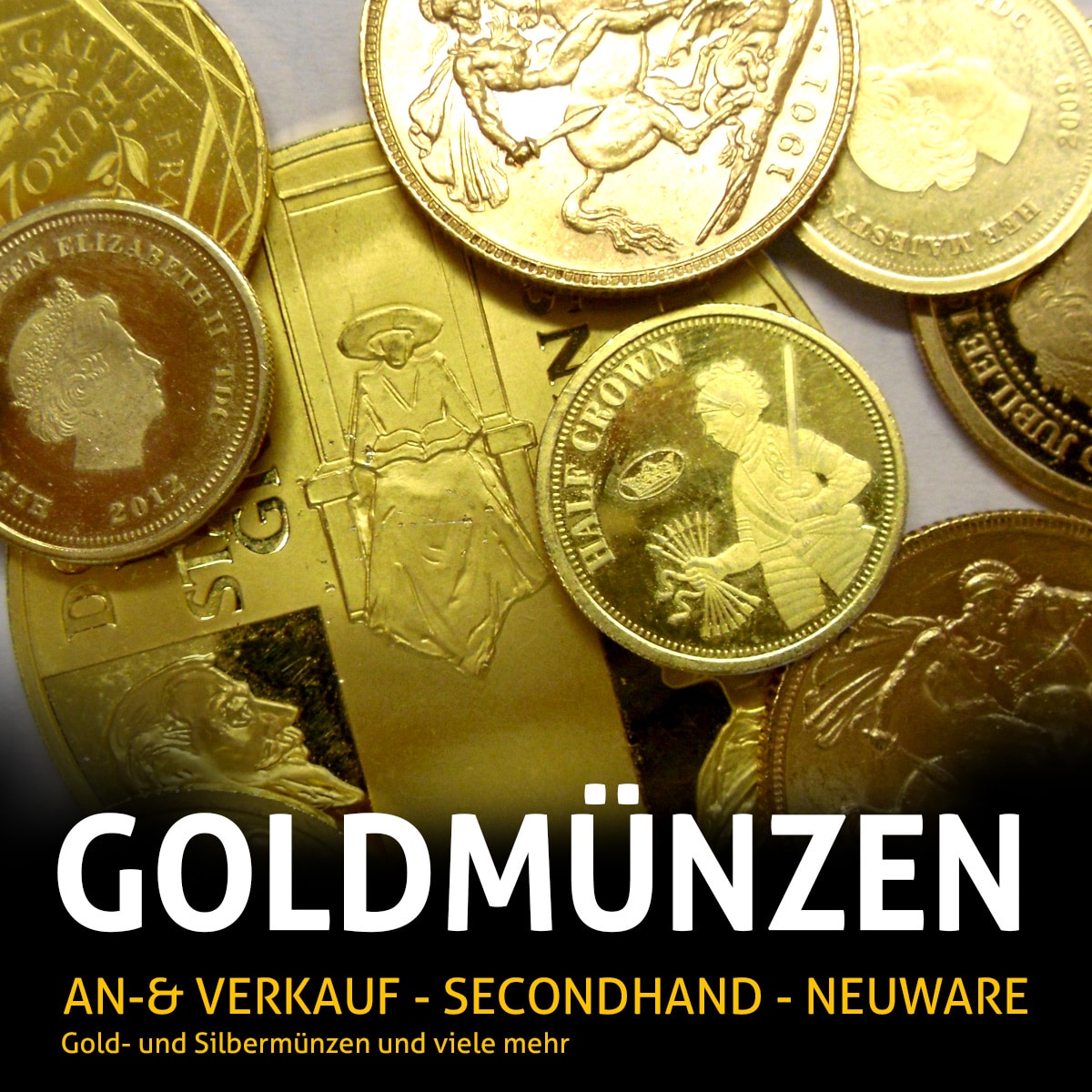 An- und Verkauf von Gold- und Silbermünzen